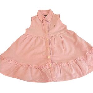 Ralph Lauren Light Pink Button-Down Dress